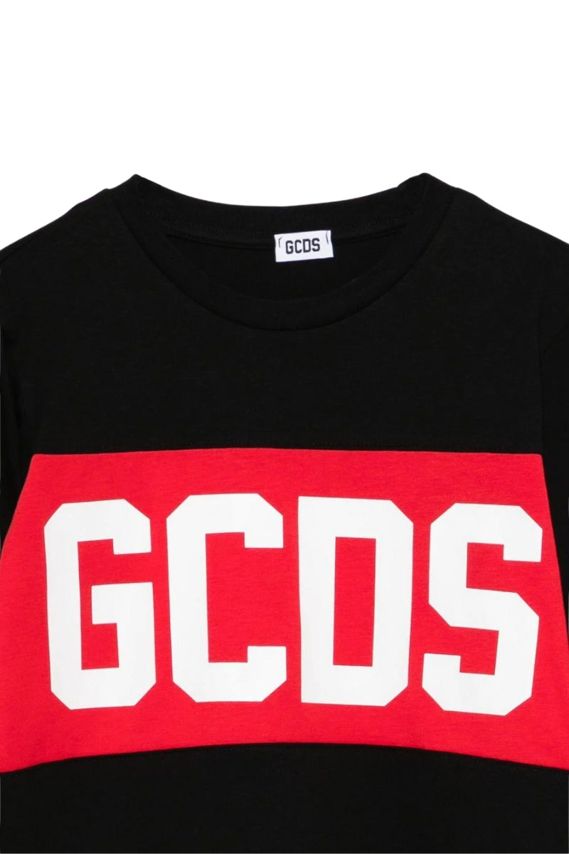 Maglia girocollo da ragazzo e ragazza con logo B2JU2214JF1