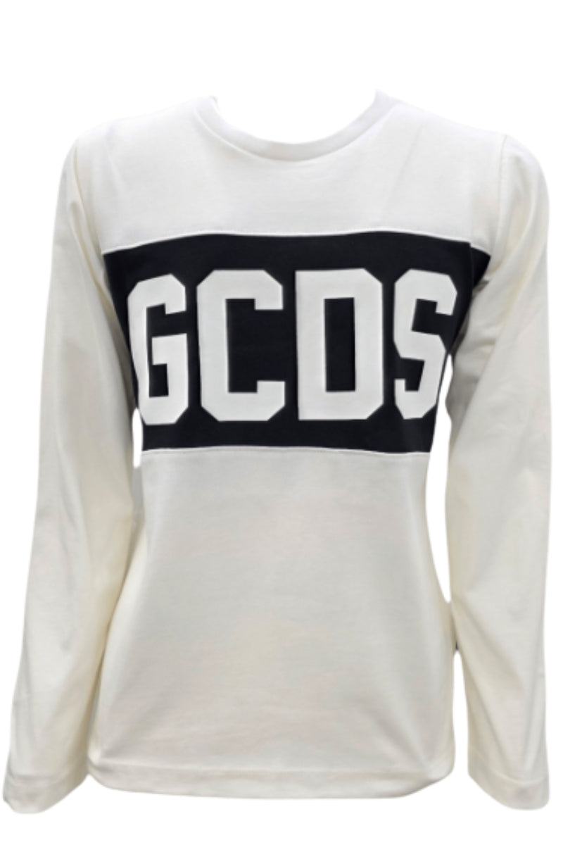Maglia girocollo da ragazzo e ragazza con logo B2JU2214JF1