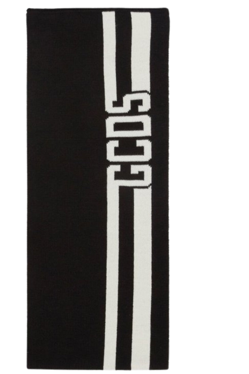 Sciarpa da ragazzo e ragazza double face con maxi logo B2JU5905AL9