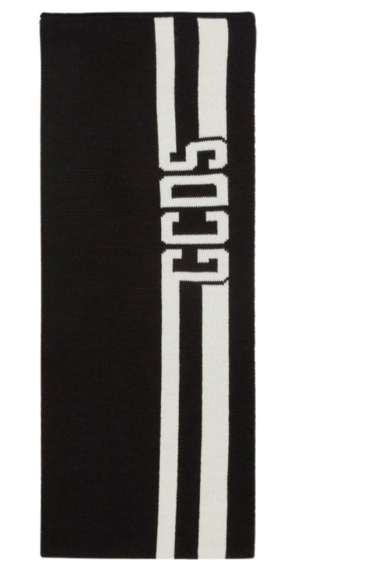 Sciarpa da ragazzo e ragazza double face con maxi logo B2JU5905AL9