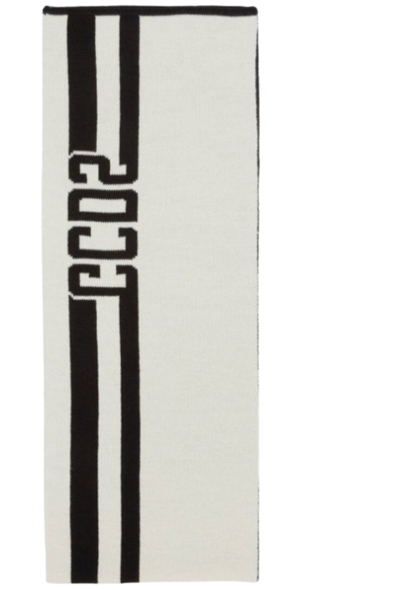 Sciarpa da ragazzo e ragazza double face con maxi logo B2JU5905AL9