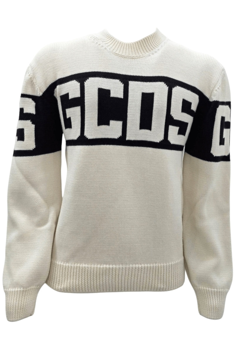 Maglione pullover da ragazzo in misto lana B2JU1526BA7
