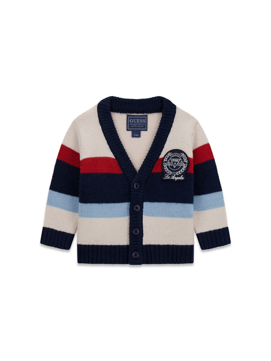 Cardigan da neonato con motivo a righe all over I5BR00Z32N0