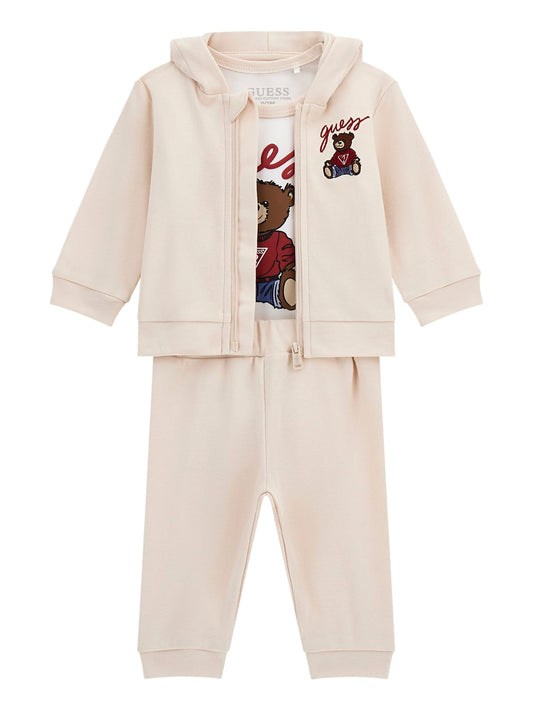 Completo da neonato tre pezzi felpa, body e pantaloni H5YW12KA6W4
