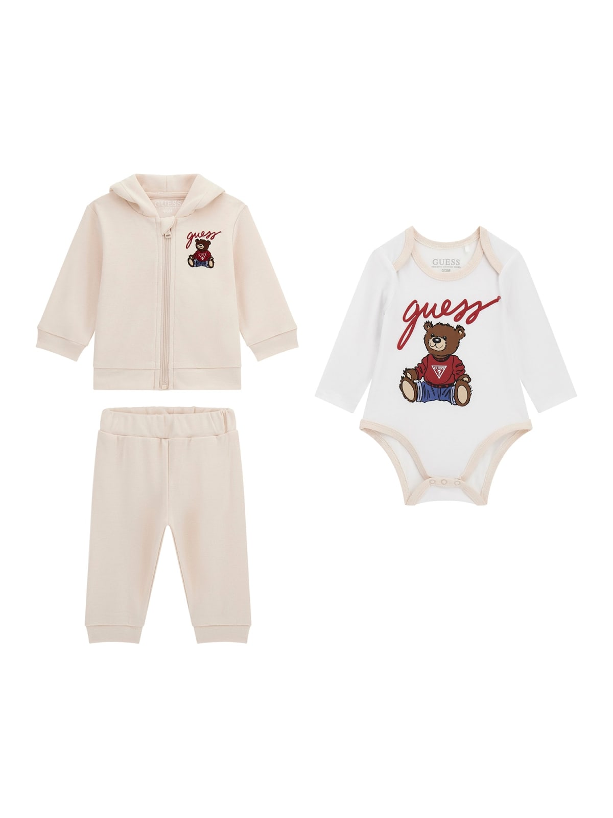Completo da neonato tre pezzi felpa, body e pantaloni H5YW12KA6W4