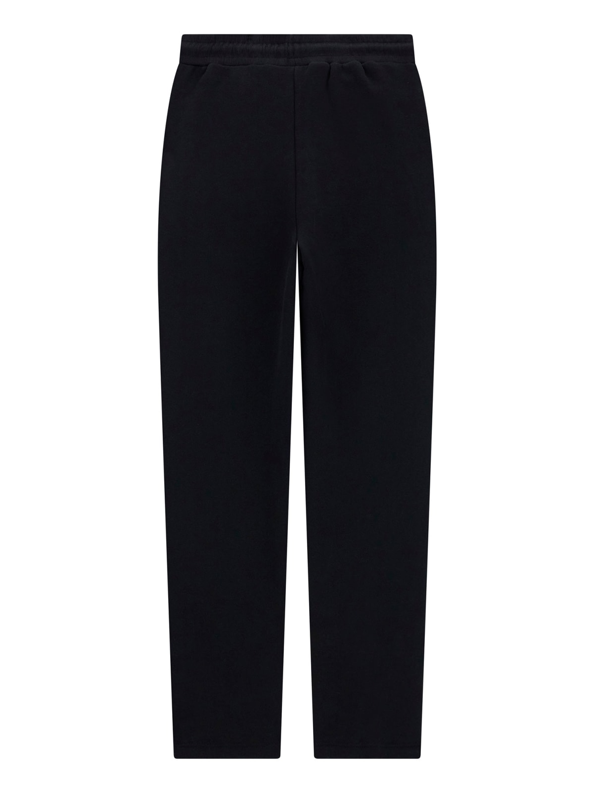 Pantaloni tuta da ragazza in caldo cotone con logo lettering e strass J5YQ17KAV34