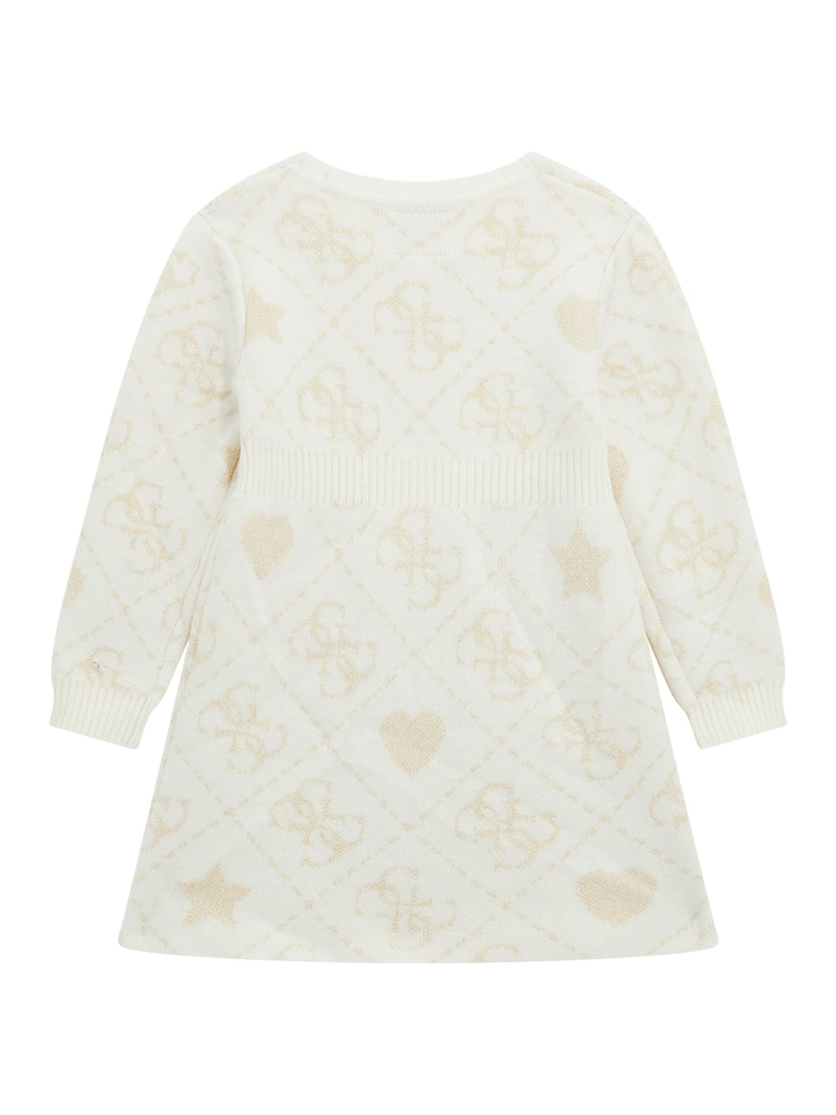 Abito da bambina in misto lana con logo 4G all over K5BK02Z39N0
