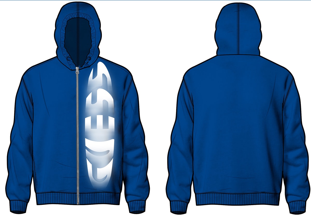 Felpa da ragazzo con cappuccio e stampa maxi logo lettering laterale L5YQ01KAD74