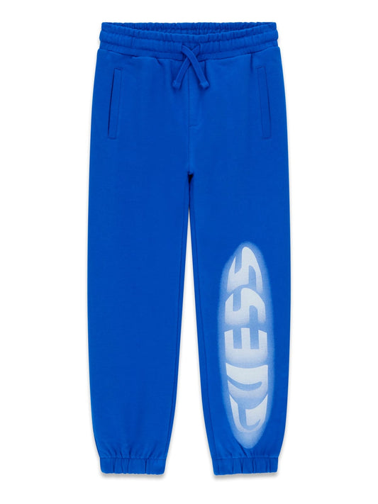 Pantaloni jogger da ragazzo con stampa maxi logo lettering laterale L5YQ11KAD74