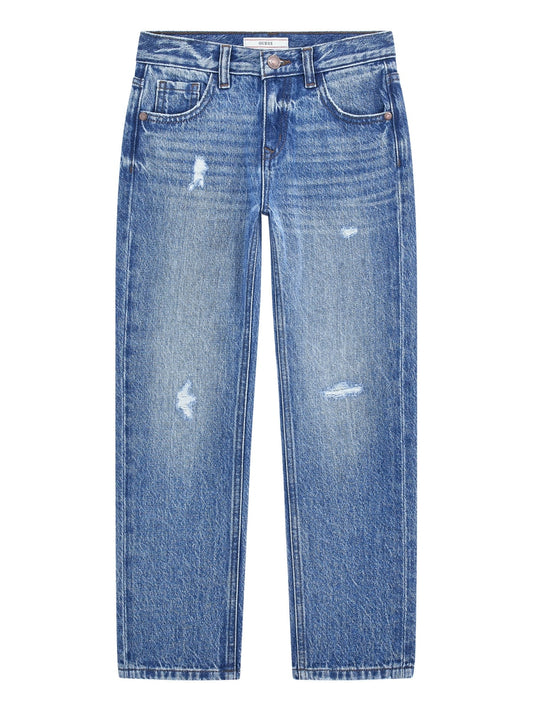 Jeans da ragazzo ragazza con lavaggio chiaro regular L5YA02D5D70