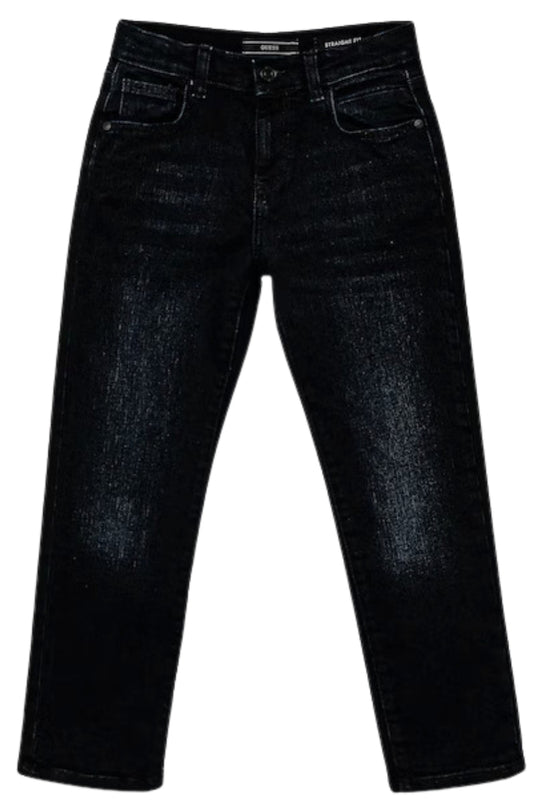 Jeans da ragazzo in denim scuro a cinque tasche L5YA03D5QU0