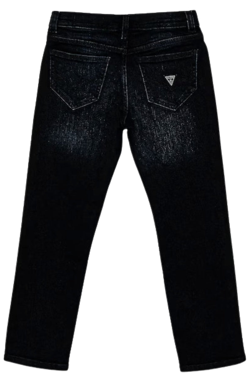 Jeans da ragazzo in denim scuro a cinque tasche L5YA03D5QU0