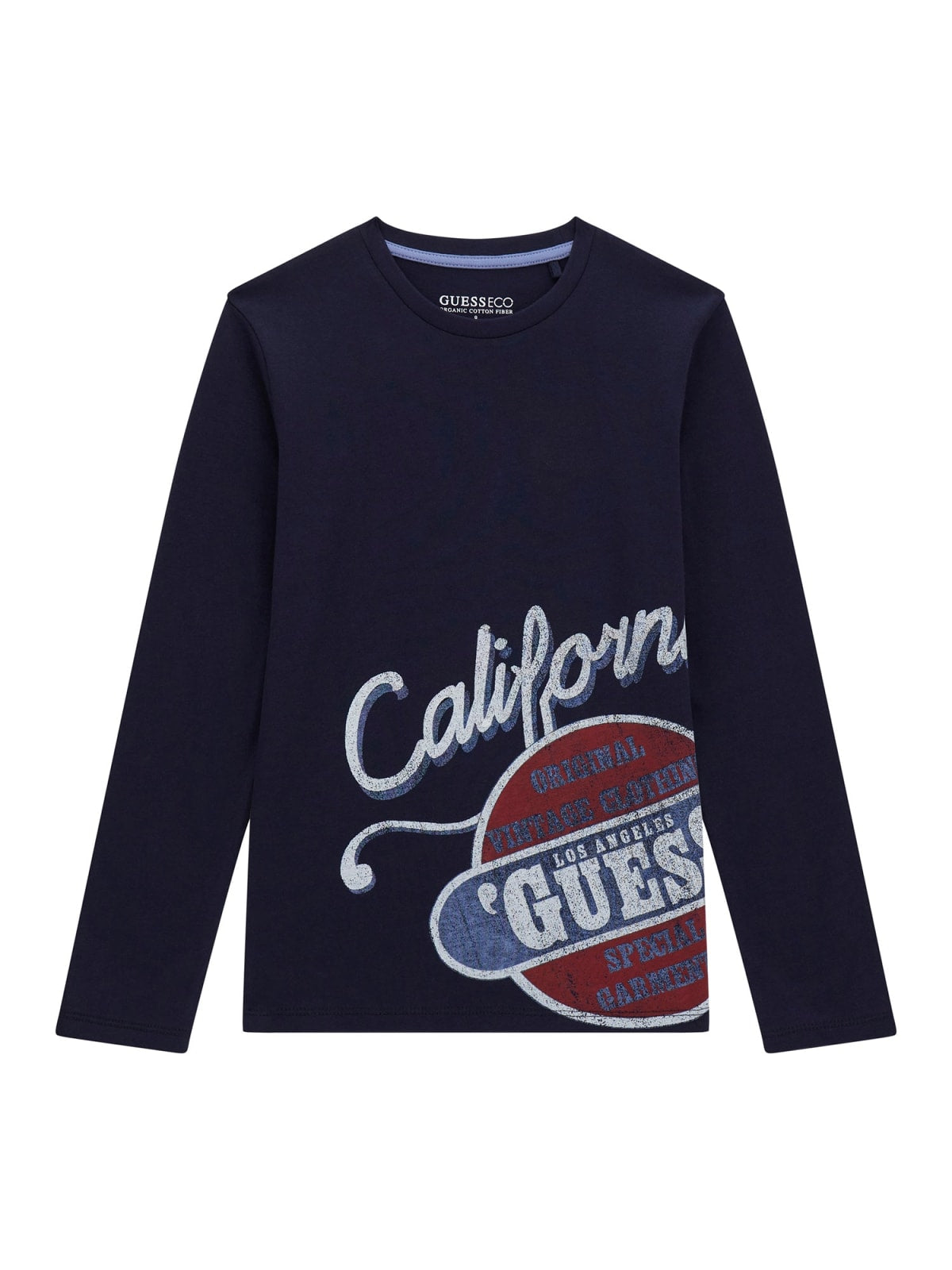 Maglia da ragazzo con stampa logo effetto vintage L5YI26K8HM4