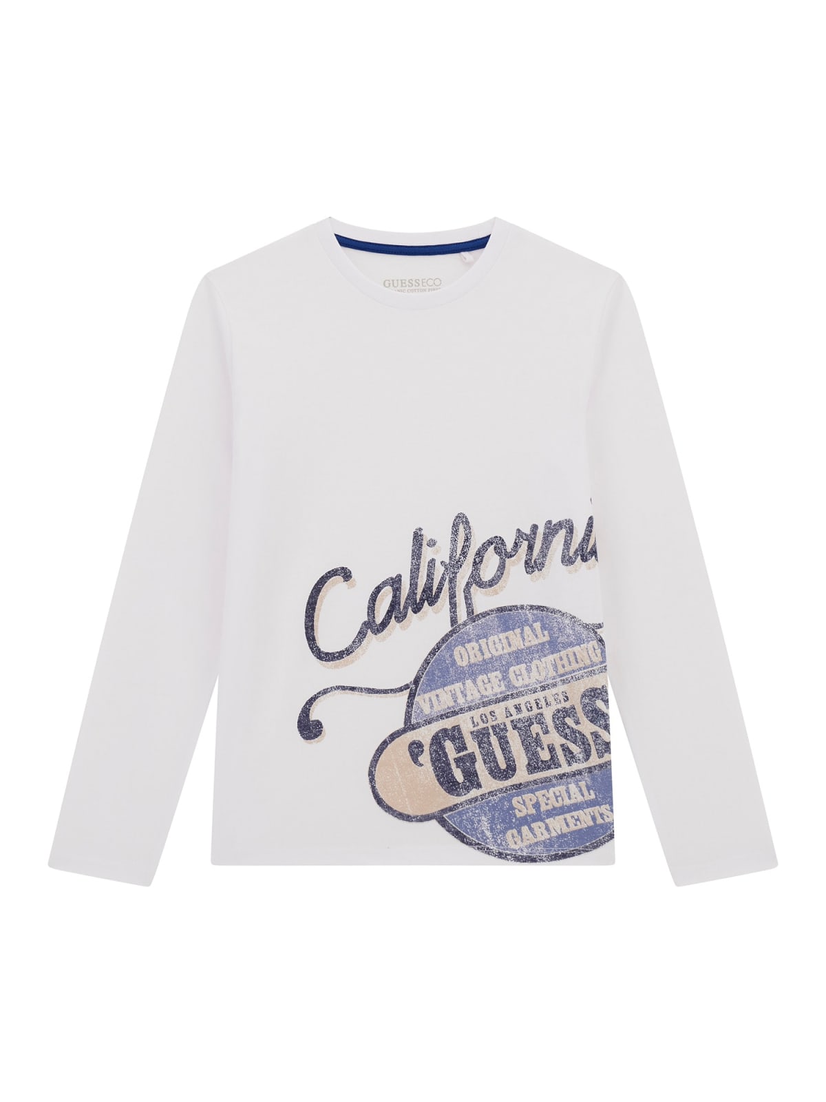 Maglia da ragazzo con stampa logo effetto vintage L5YI26K8HM4