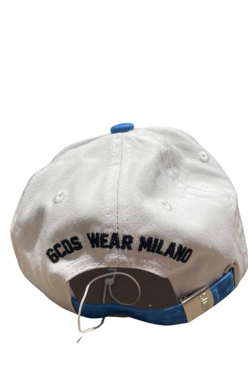 Cappello da ragazzo e ragazza modello baseball con logo lettering a contrasto colore C1UJQN713T800