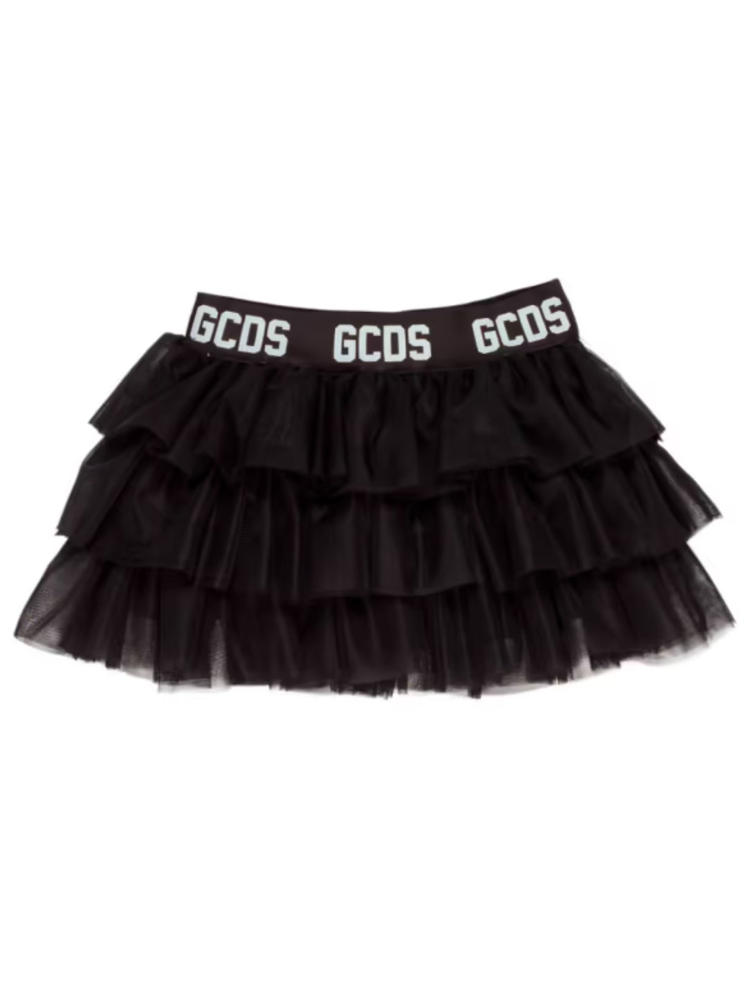 Gonna da neonata in tulle con fascia con multi logo lettering a contrasto colore GC0044