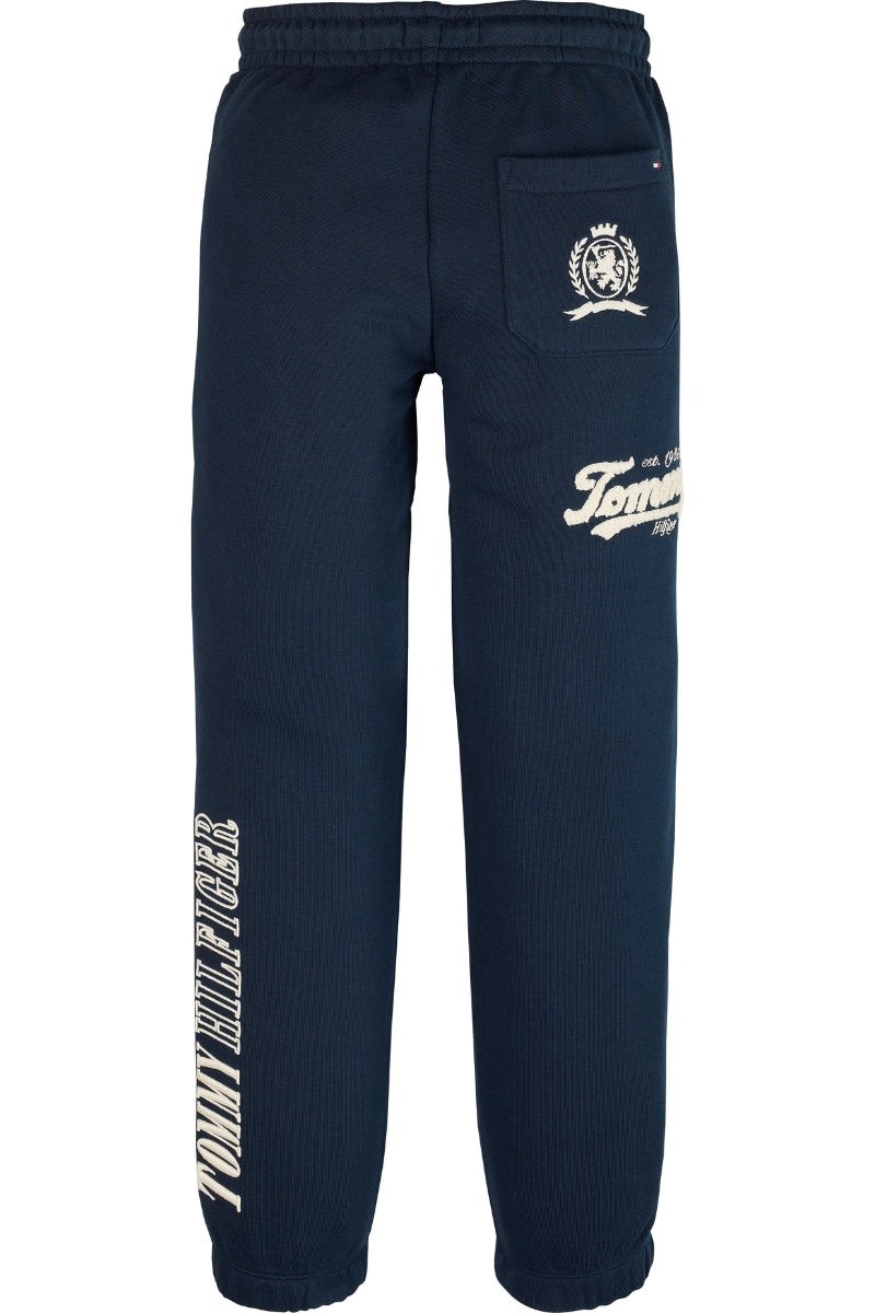 Pantaloni jogger da ragazzo con ricami logo lettering all over KB0KB09700C1G