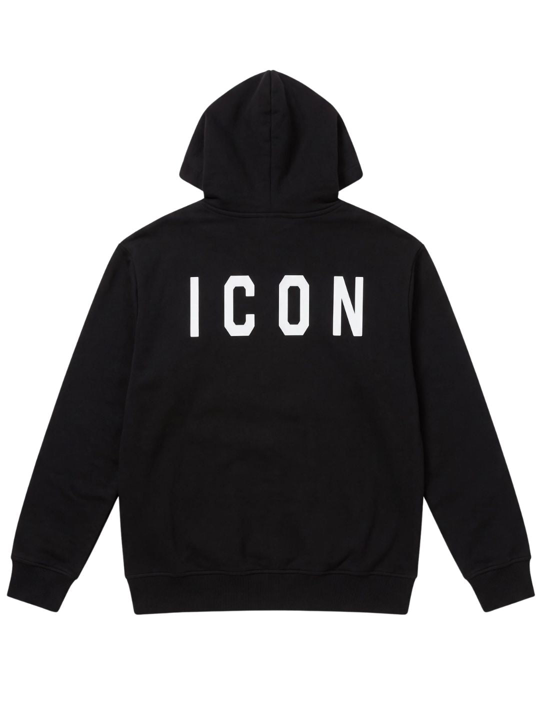 Felpa aperta da ragazzo con logo lettering a contrasto colore fronte e retro IGSW001392
