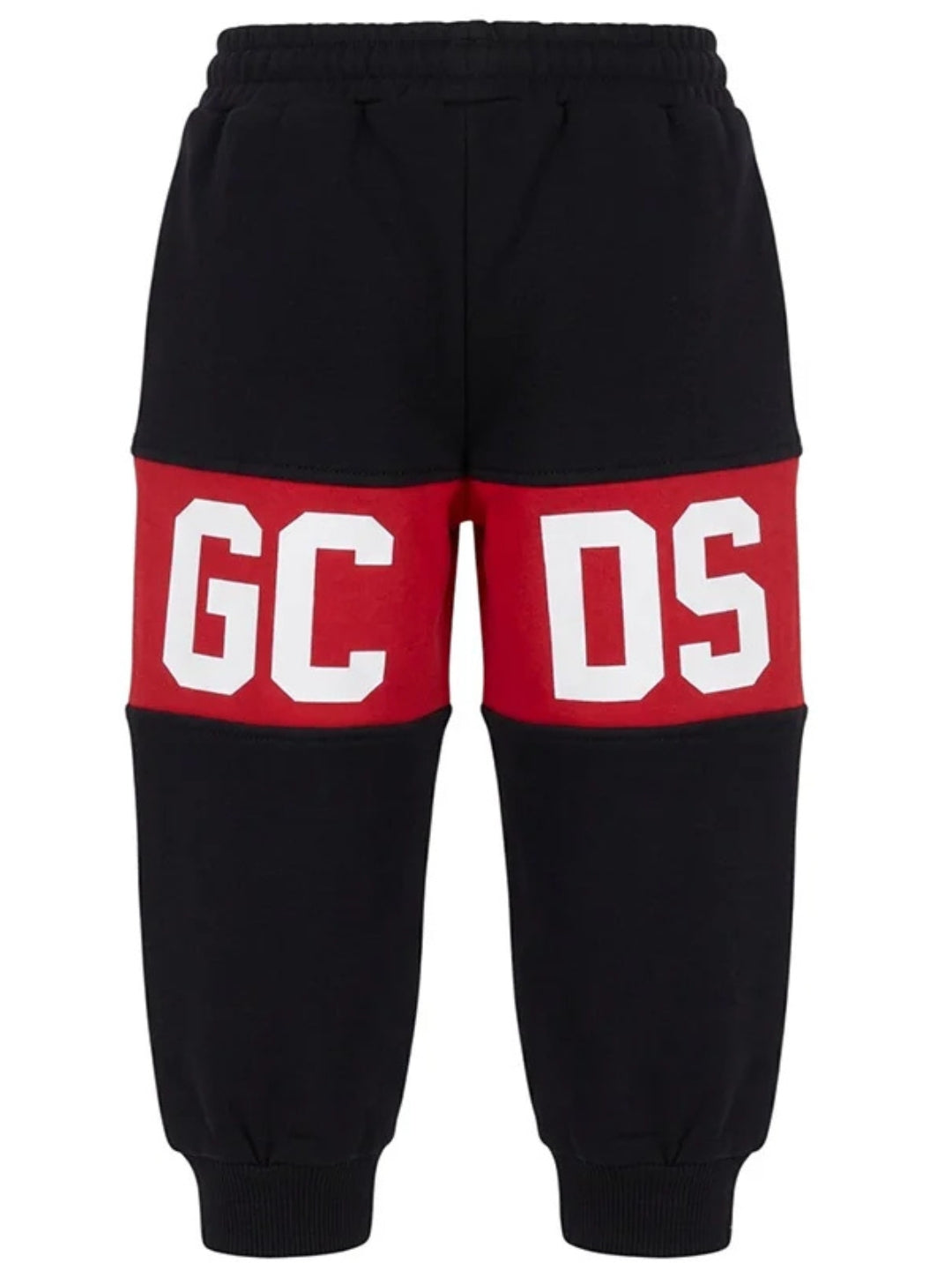 Pantaloni tuta da neonato con maxi banda loggata a contrasto colore GC0098