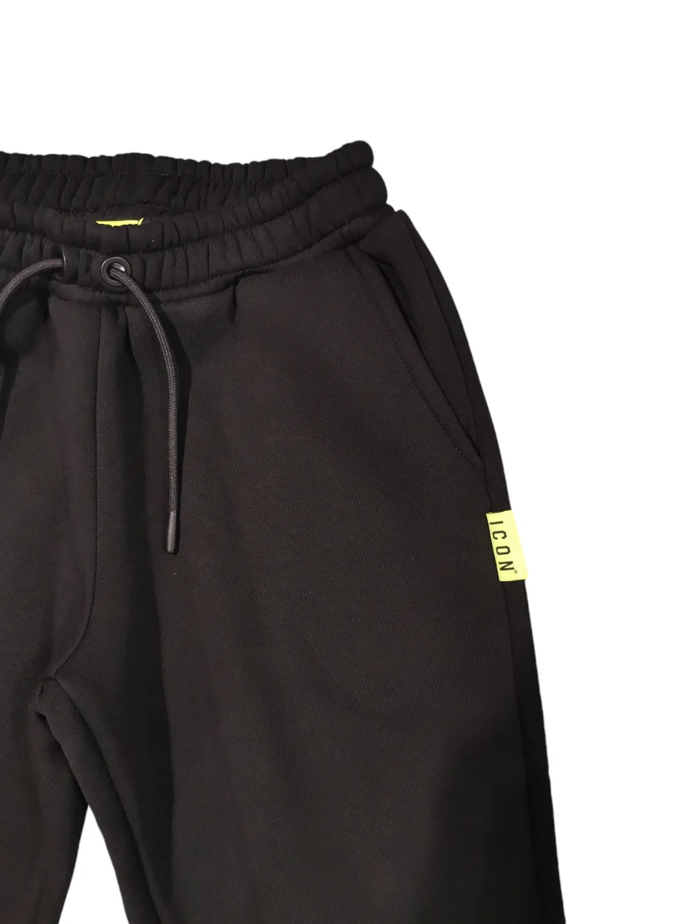 Pantaloni tuta da ragazzo con logo frontale sul fondo a sinistra