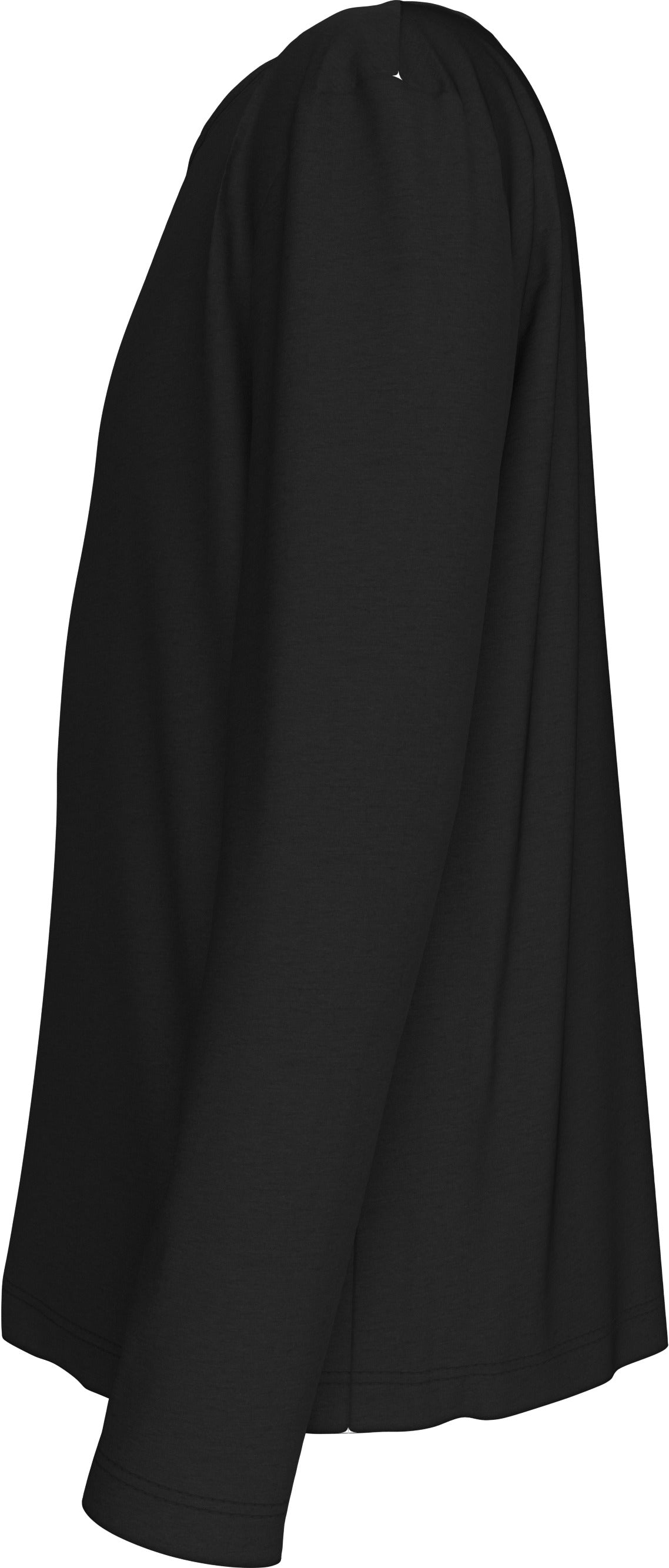 Maglia girocollo da ragazzo in cotone con logo monogram a contrasto sul davanti IG0IG02135BEH