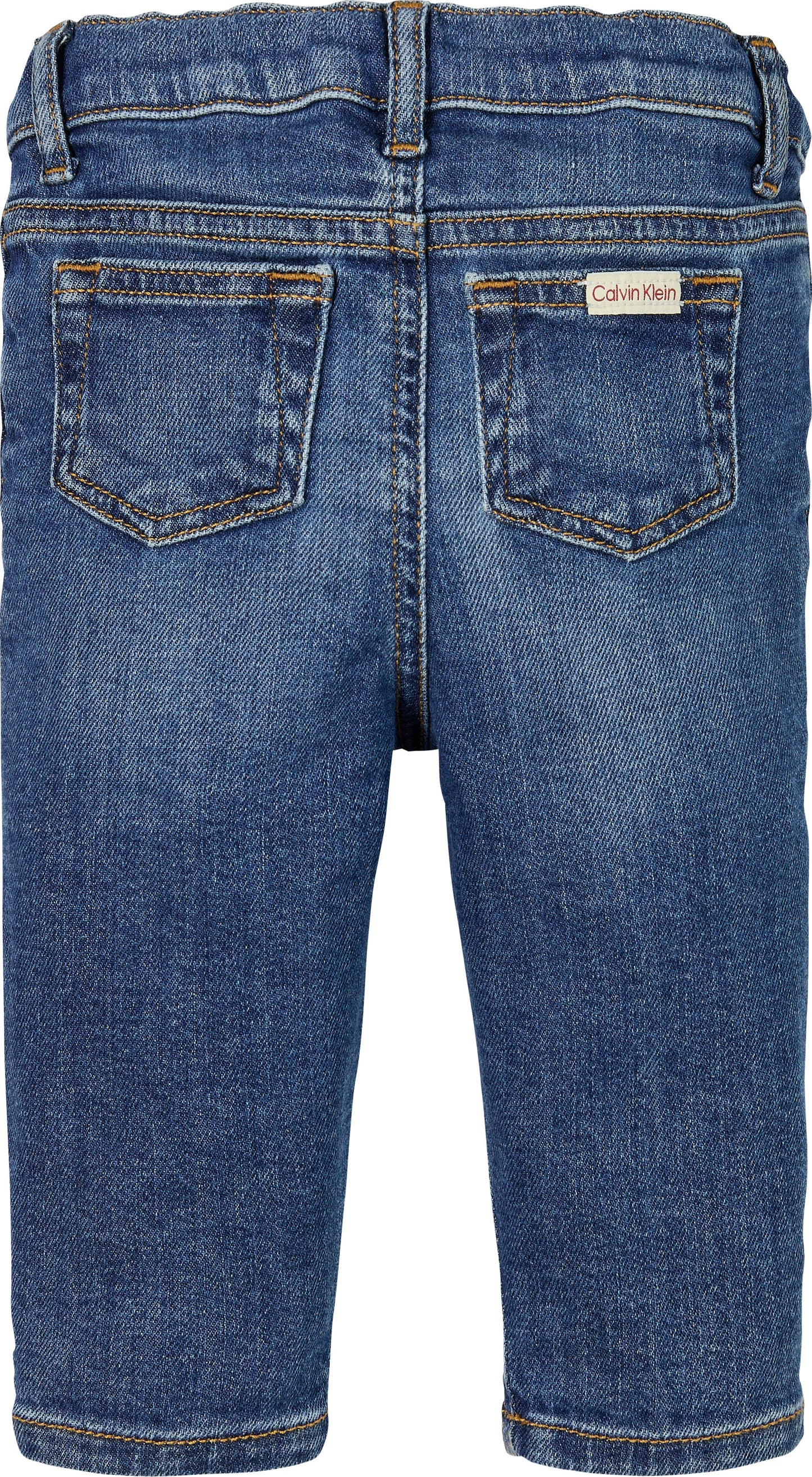 Jeans da neonato e bambino in cotone morbido cinque tasche IN0IN002191AA
