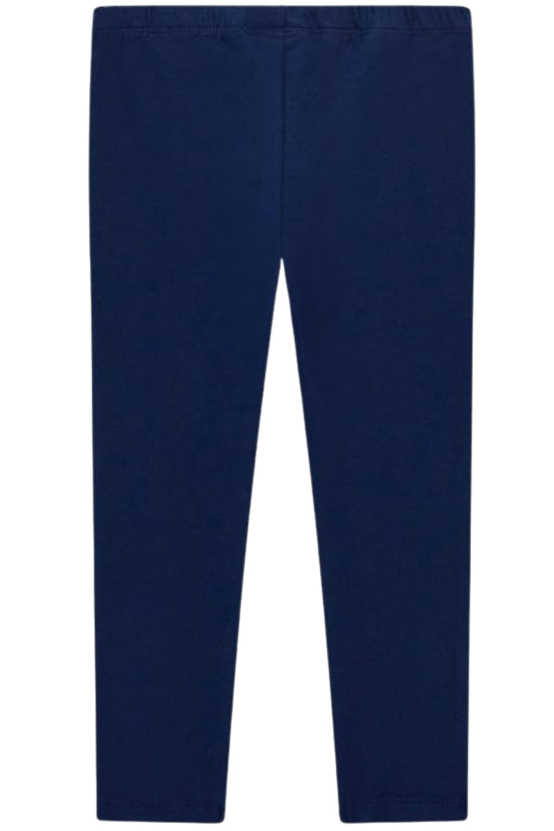 Leggins da neonata e bambina con stampa logo lettering con effetto metallizzato sul fondo a sinistra K5YB04K6YW4