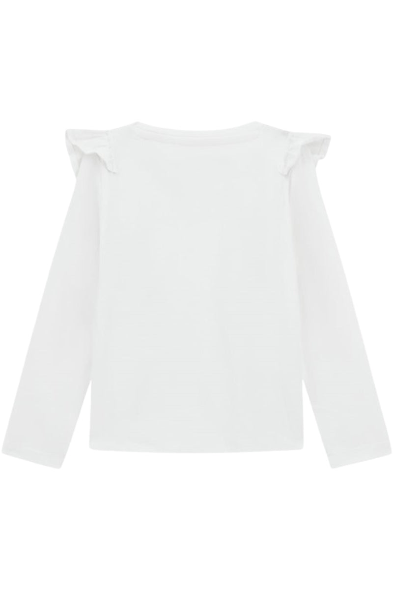 Maglia girocollo da neonata e bambina con ruches sulle spalle K5YI25K6YW4