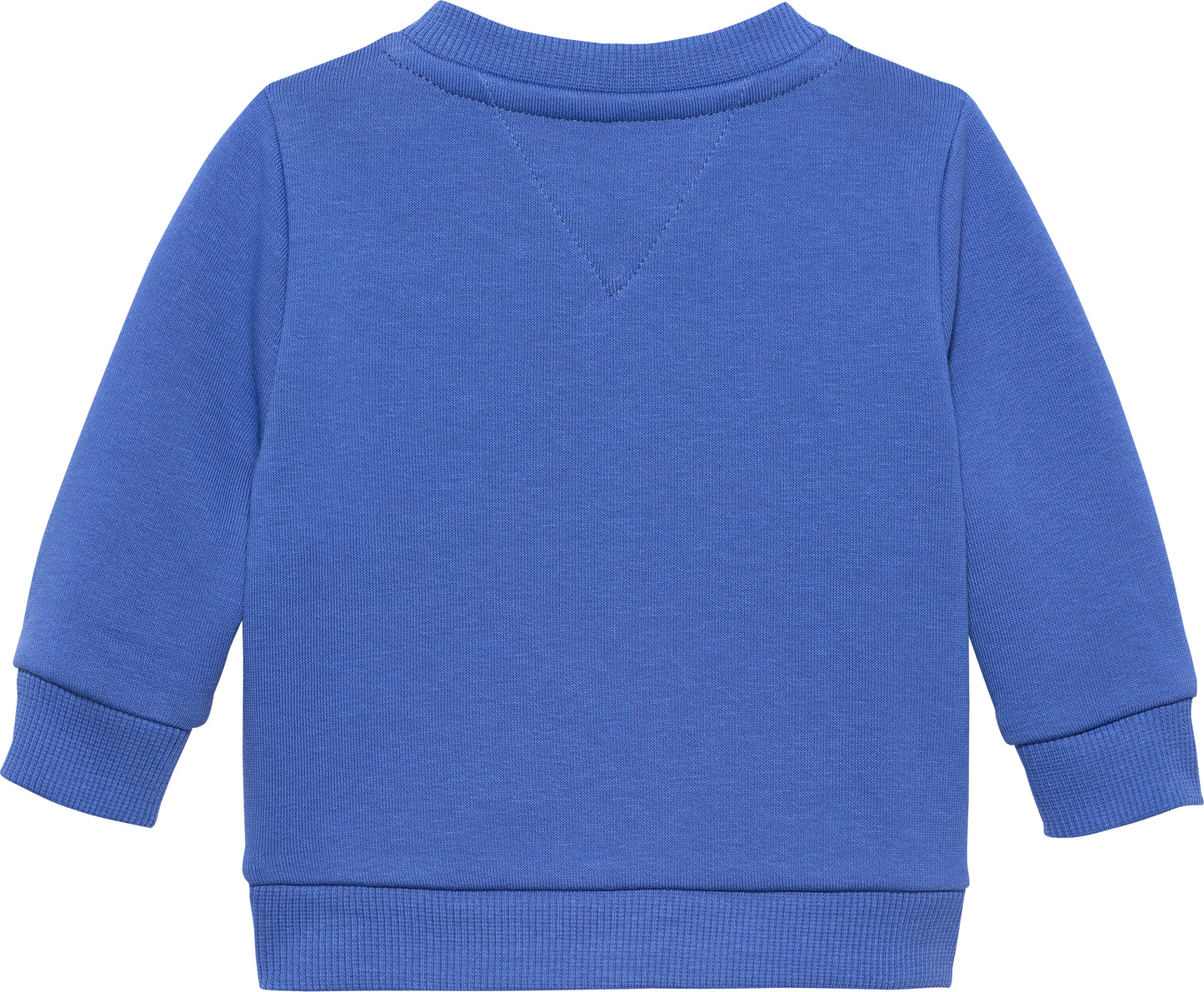 Felpa girocollo da neonato con maxi logo monogram ricamato sulla parte frontale KN0KN02071C6D