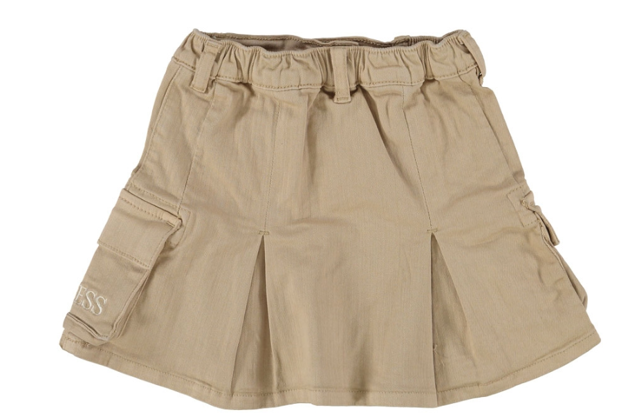 Gonna da bambina in cotone con tasche cargo K5YD04WE620