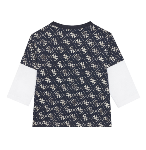 Tuta da neonato con felpa con stampa logo 4G all over I5YG00K8HM4