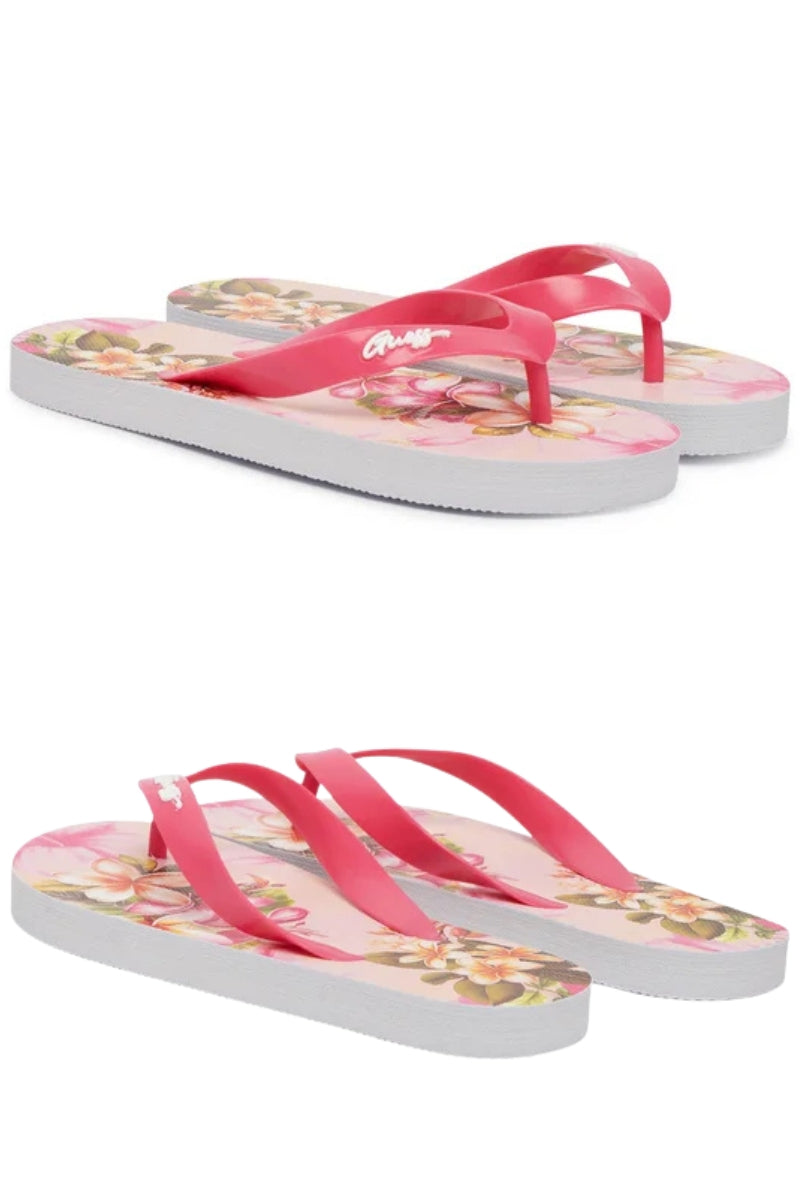 Ciabatte da bambina e ragazza infradito con stampa floreale J6GZ25W0780