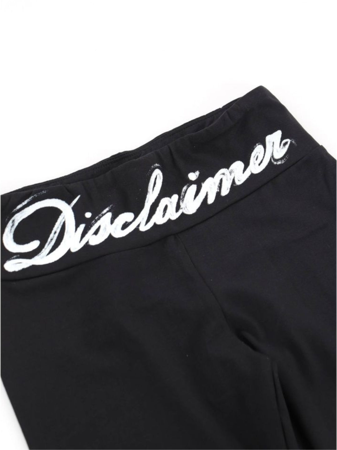 Leggins da ragazza con logo lettering handwriting sul davanti 26IDK59204