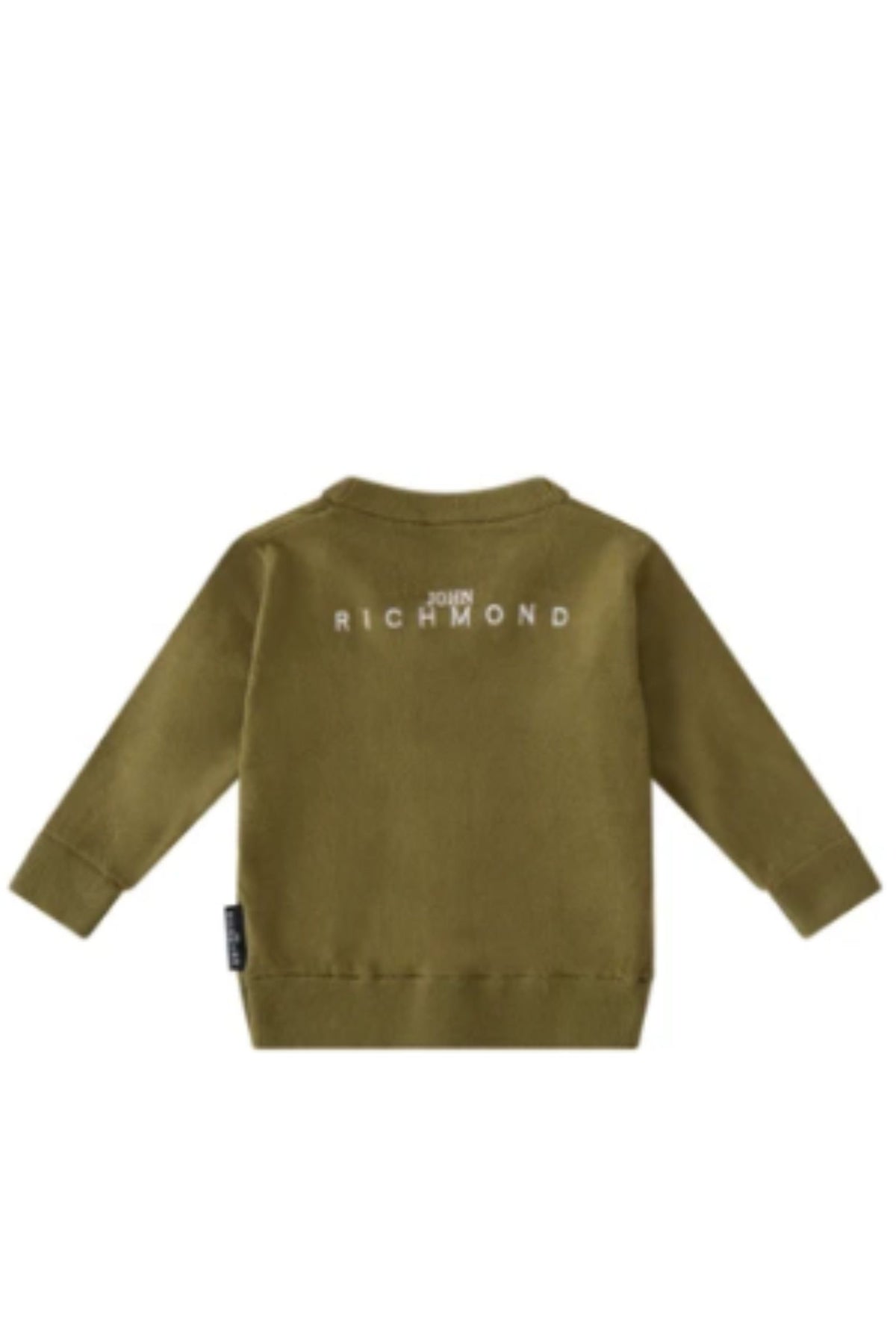 Cardigan da neonato in misto viscosa con logo a contrasto RIA26010CD