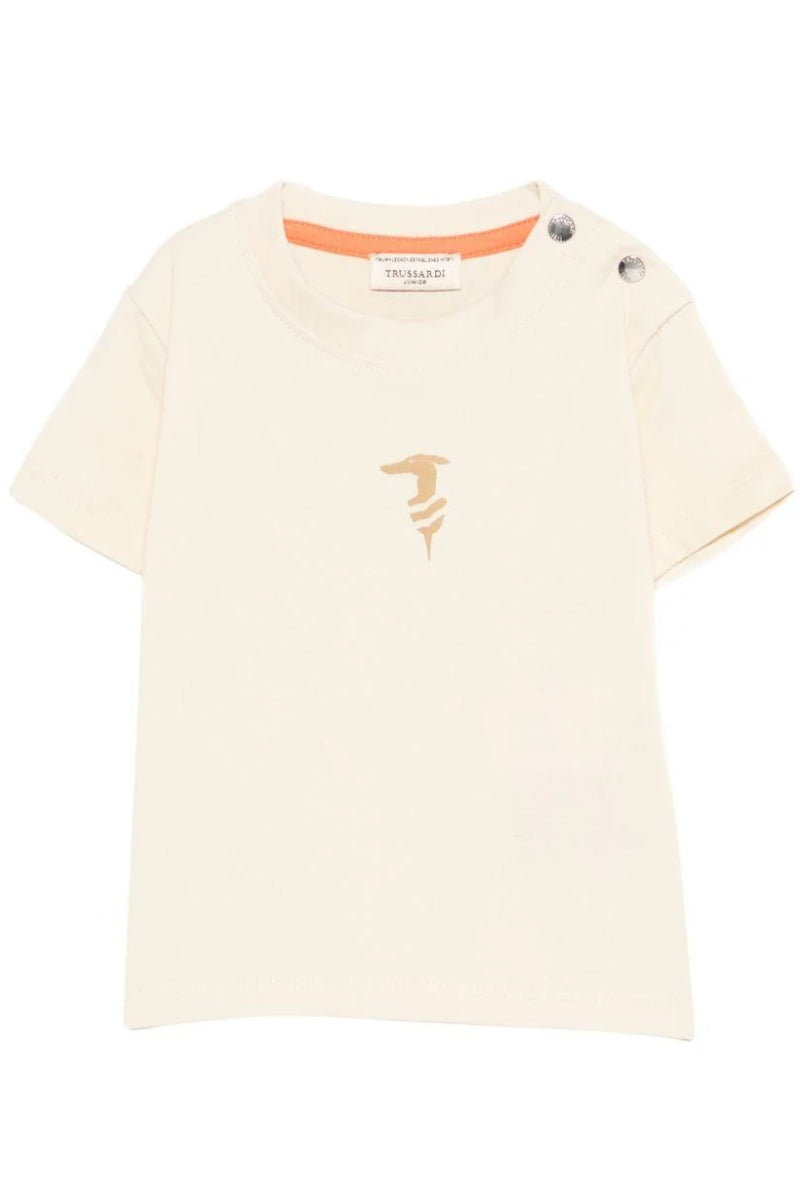 T-shirt da neonato e bambino in cotone con bottoni laterali TIP26048TS