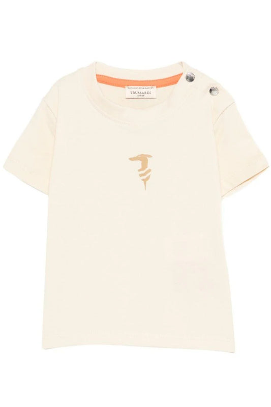 T-shirt da neonato e bambino in cotone con bottoni laterali TIP26048TS
