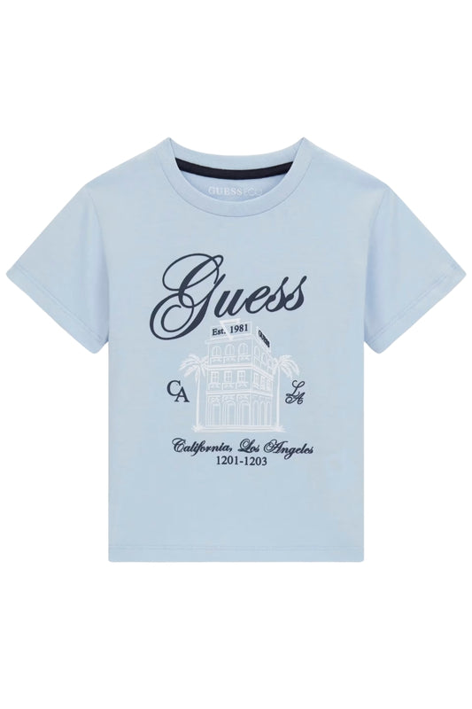 T-shirt da neonato e bambino con stampa con logo handwriting N6GI00K8HM4