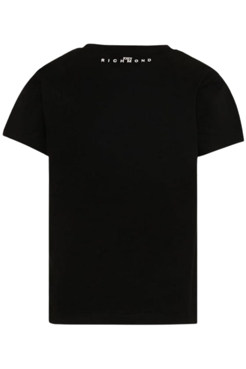 T-shirt da ragazzo in cotone con maxi logo stampato sulla parte frontale RBP26012TS