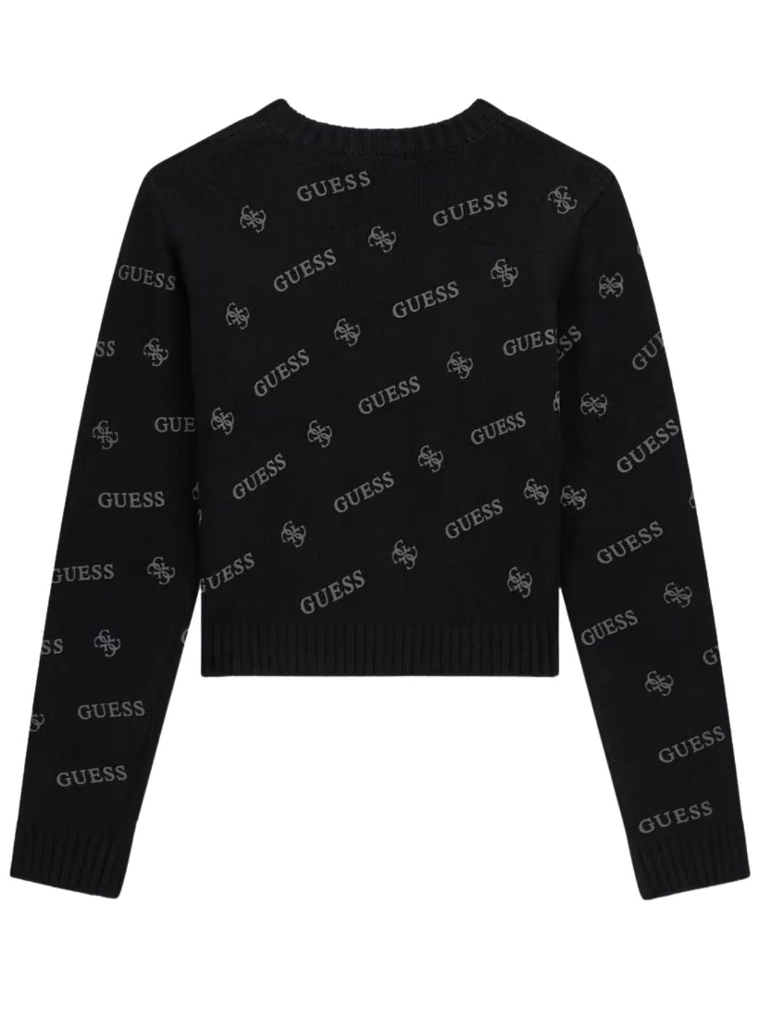 Maglione da ragazza con logo lettering e logo 4G all over J6BR11Z1345