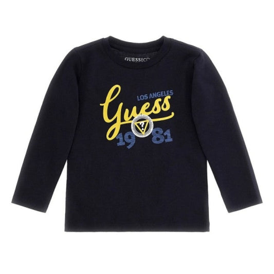 Maglia girocollo a maniche lunghe con logo 1981