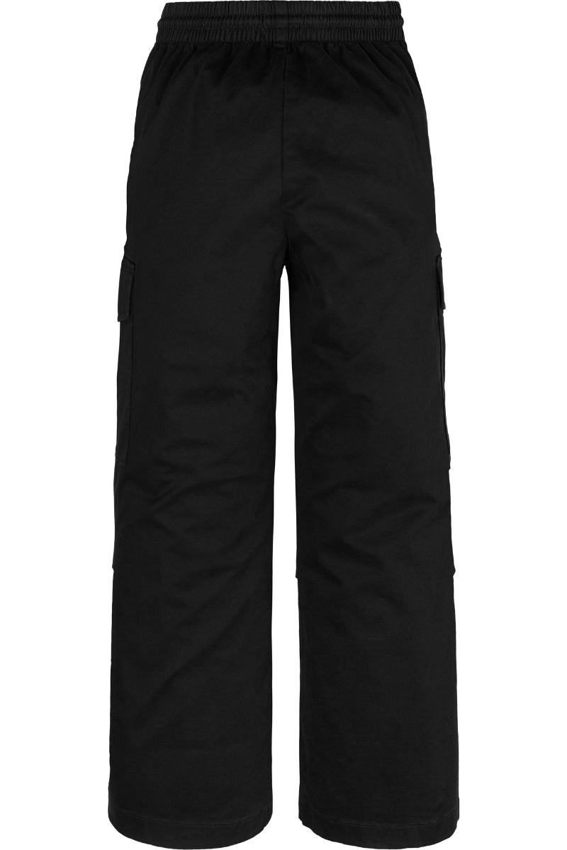 Pantaloni cargo da ragazzo in rasatello di cotone elasticizzato IB0IB02555BEH