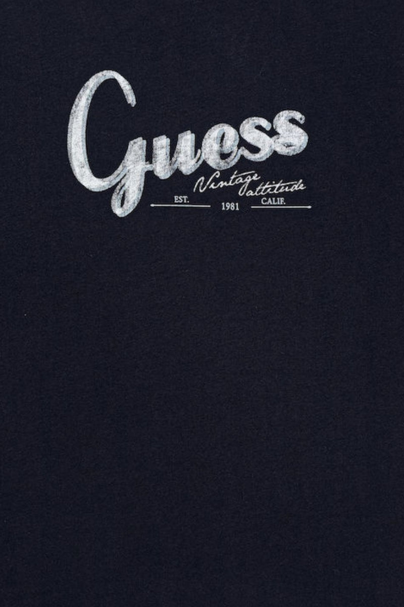 T-shirt girocollo da ragazzo con stampa logo lettering frontale L6GI01K8HM4