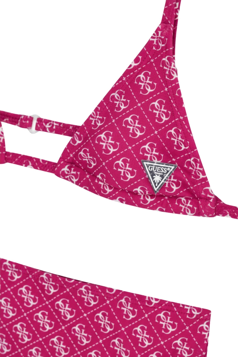 Costume da bagno da ragazza bikini con stampa 4G all over J6GZ31MC052