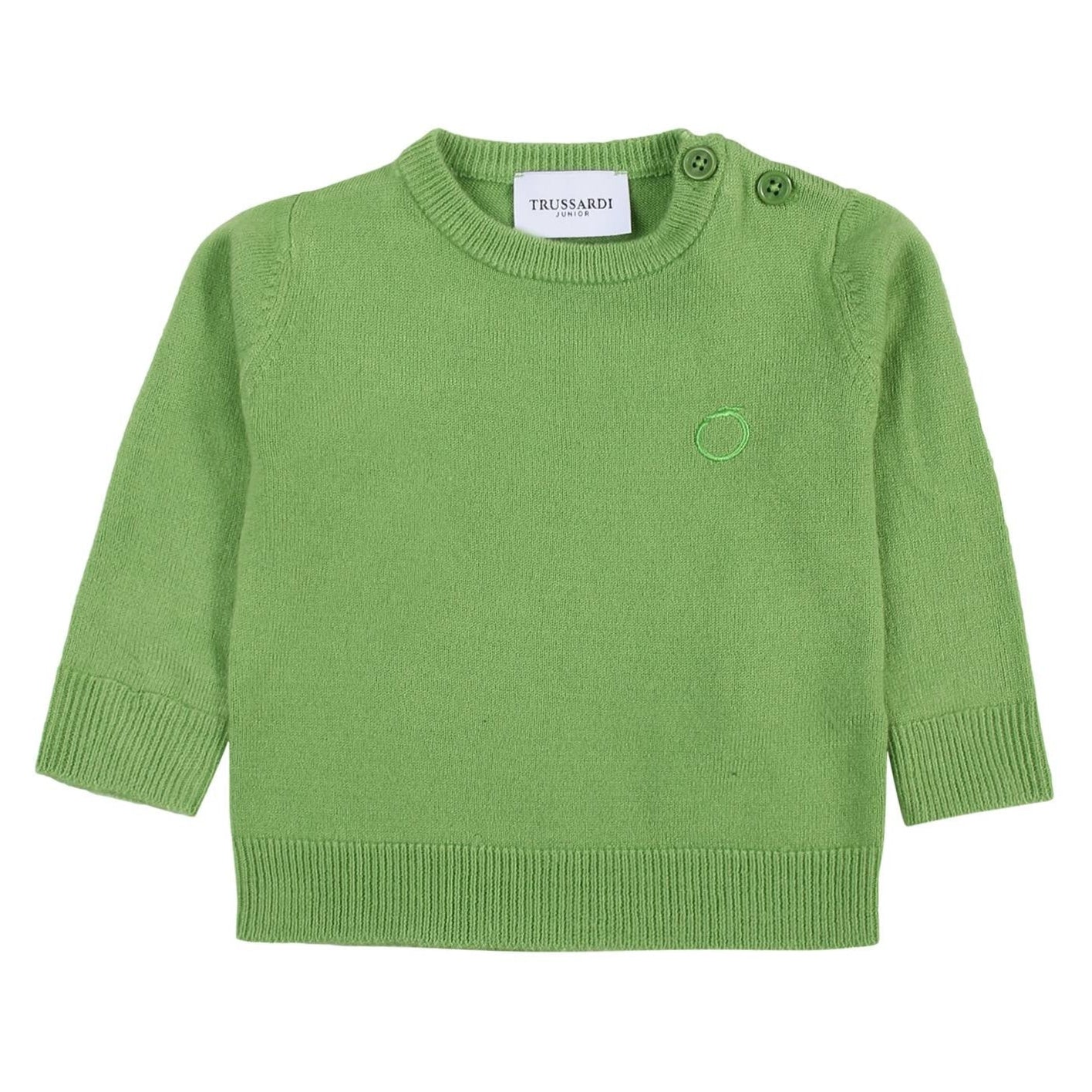 Maglione girocollo da neonato con logo lettering sul retro