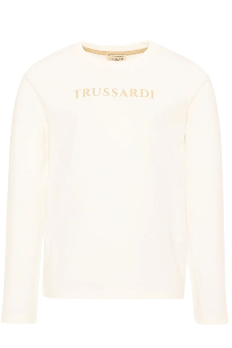 Maglia da bambino in cotone con logo lettering frontale (6 anni) TIA26004TS