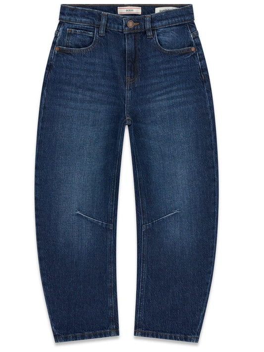 Jeans da ragazzo modello baloon con lavaggio scuro L6BA08D2209