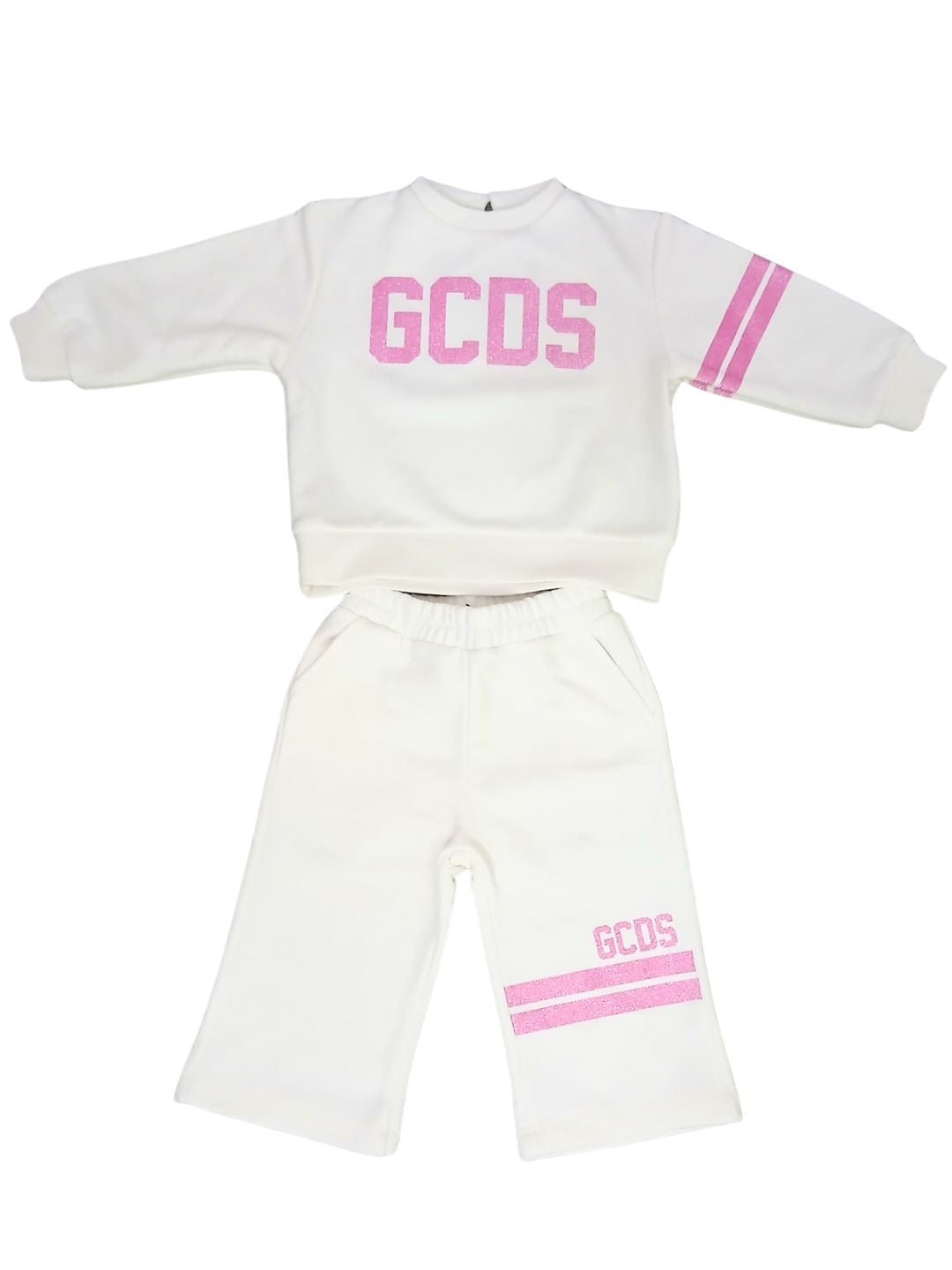 Tuta da neonata e bambina in cotone con logo GC0066/GC0063