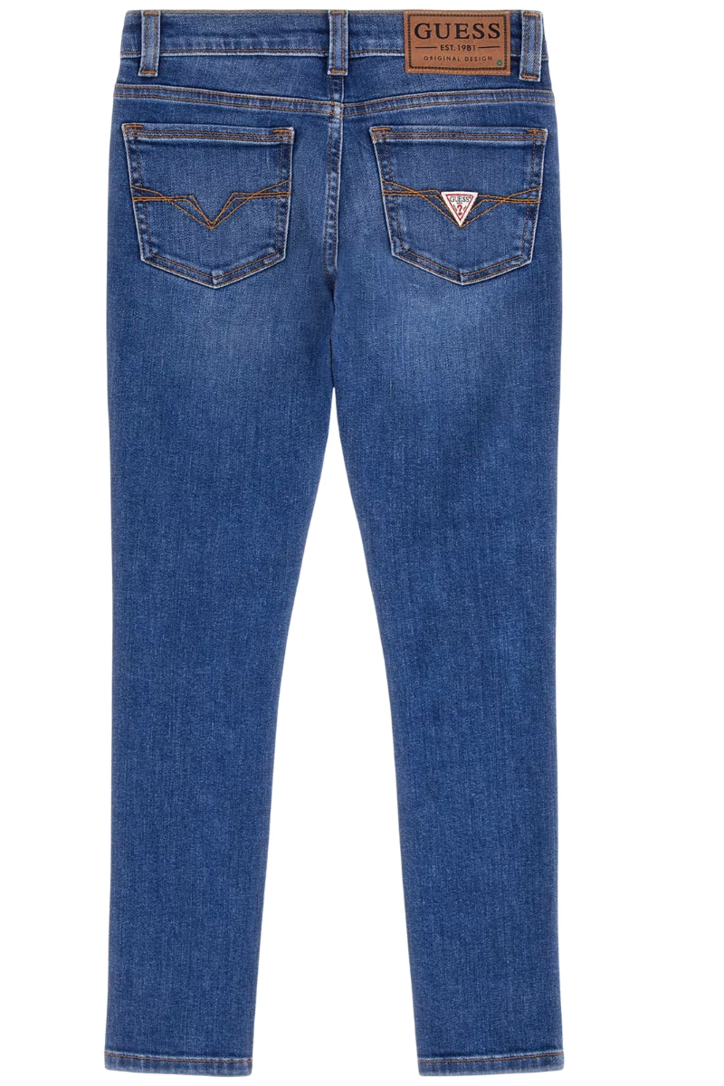 Jeans da ragazzo in misto cotone stretch modello skinny L2YA16D4GV0