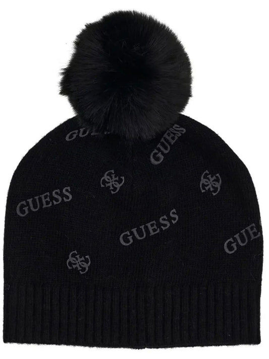 Cappello da ragazza in maglia con logo all over J6BZ44Z1553