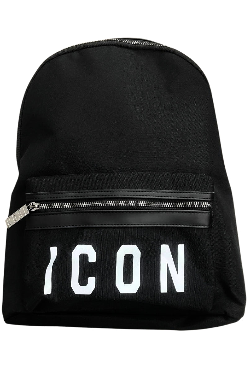 Zaino da ragazzo e ragazza con maxi logo lettering frontale  IJXAC00620